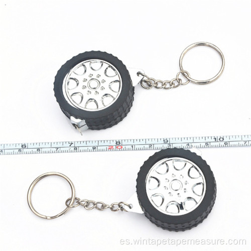 Mini cinta métrica de acero con forma de neumático